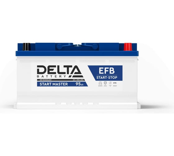 Изображение товара Аккумуляторная батарея DELTA START MASTER 95 Ah EFB