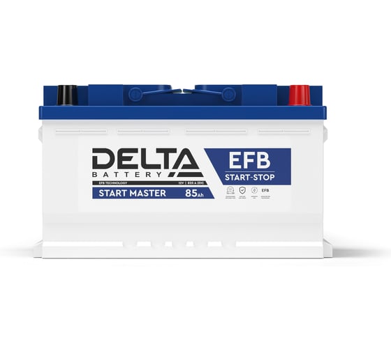 Изображение товара Аккумуляторная батарея DELTA START MASTER 85 Ah EFB