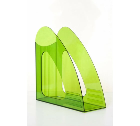 Изображение товара Вертикальный прозрачный накопитель Attache 90 мм, зеленый 731883
