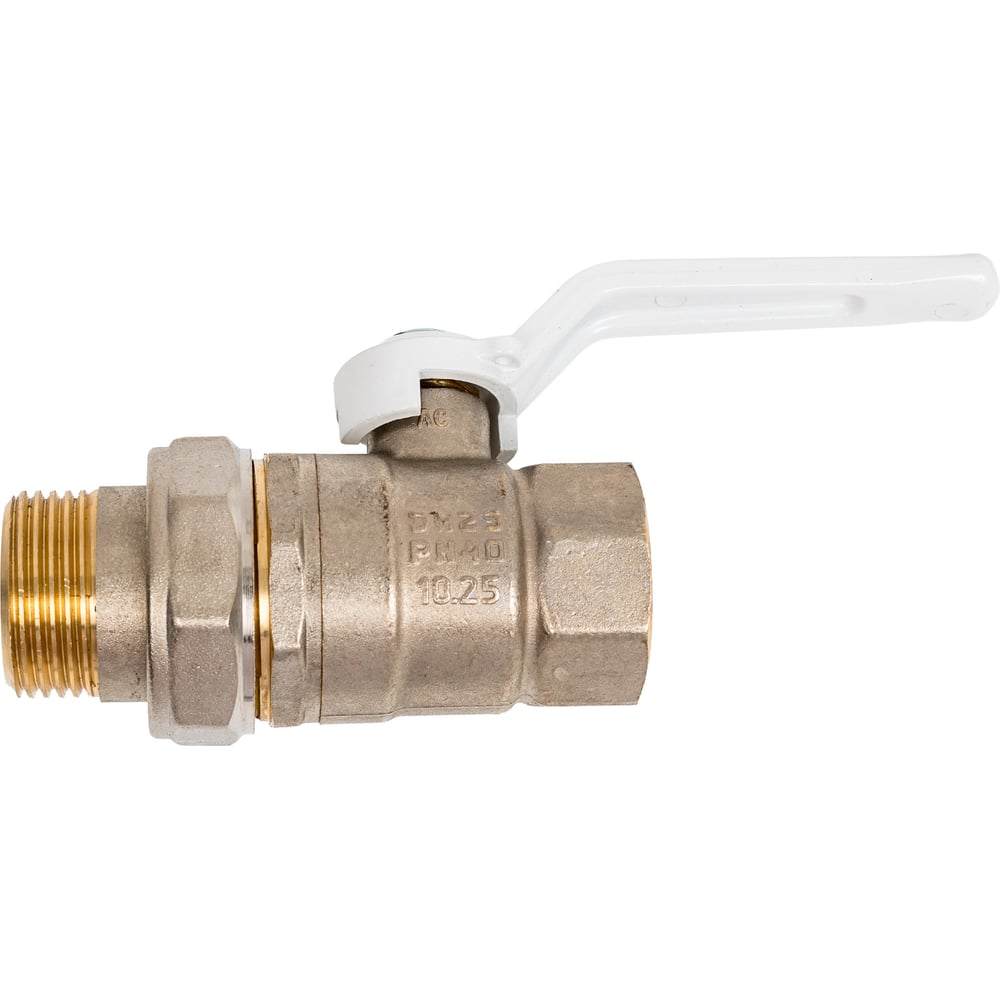 Изображение товара Шаровой кран LD Pride 47.25.В-ГШ.Р (white) LD 47.317.25 W