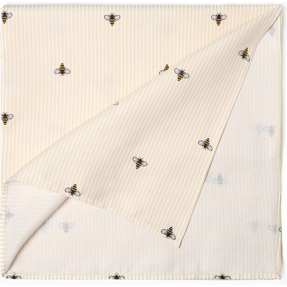 Изображение товара Скатерть Доляна Пчелки 146x110 см из хлопка с классическим дизайном