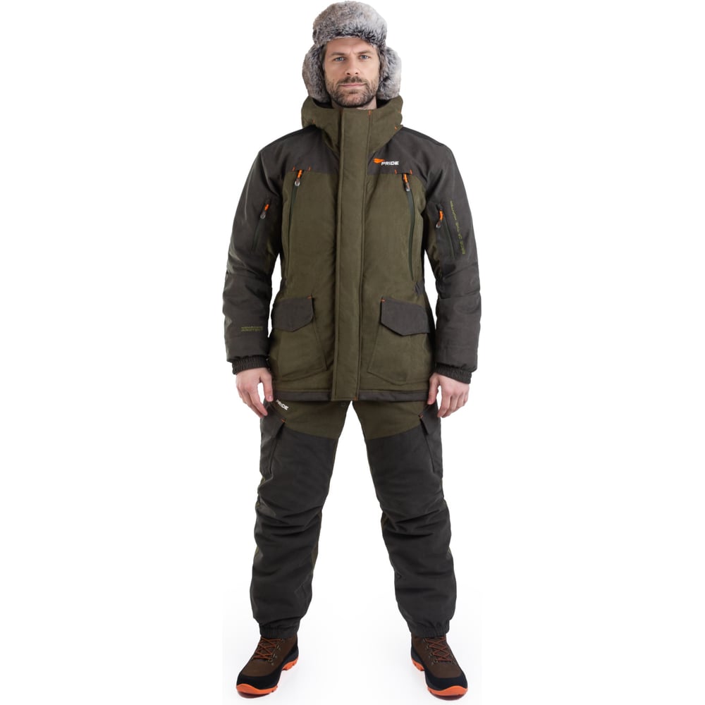 Изображение товара Зимний охотничий костюм Pride Магнум V2 хаки -15°C мембранный, мужской 44-46