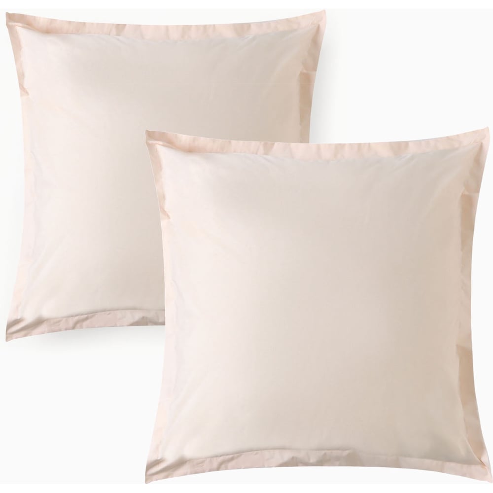 Изображение товара Комплект наволочек Этель Pearl 70х70 см из перкали, 2 шт, розовые