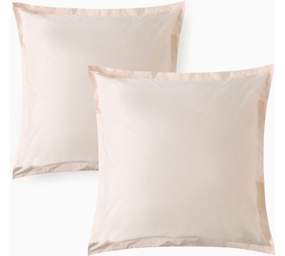 Изображение товара Комплект наволочек Этель Pearl 70*70+3 см, 100% хлопок, перкаль (300 нитей) 10682961