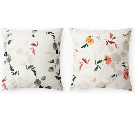 Изображение товара Чехол на подушку Этель Романтика 2 шт, 40*40 см, велюр 100% п/э 10702836