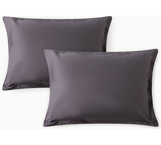 Изображение товара Комплект наволочек Этель Сarbon 50*70+3 см, 100% хлопок, перкаль (300 нитей) 10682999