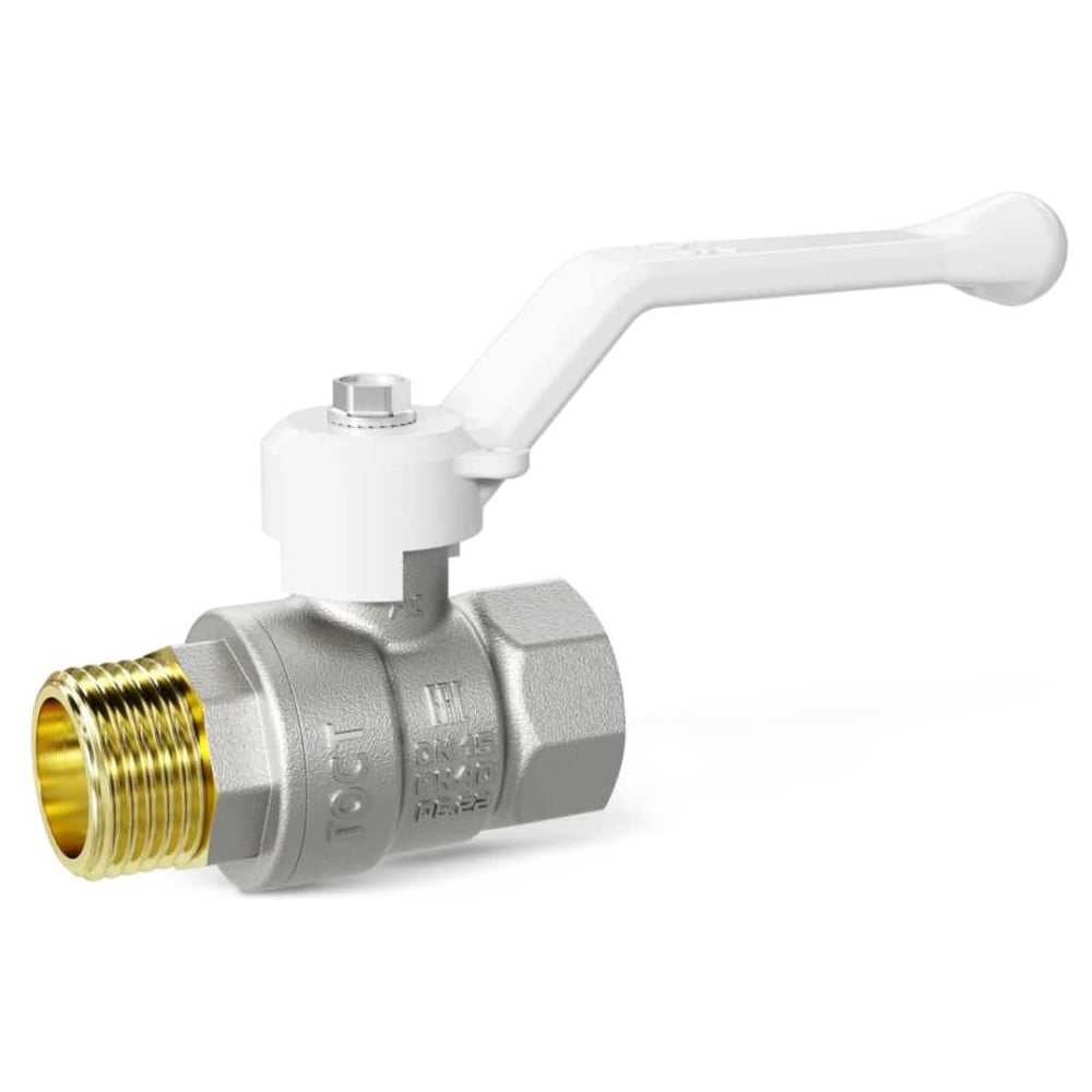 Изображение товара Шаровой кран LD Pride 47.25 В-Н.Р (белый) для водоснабжения