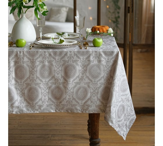 Изображение товара Скатерть Этель Classicism 146x220 см, 100% хлопок, саржа 190 г/кв.м 7578566