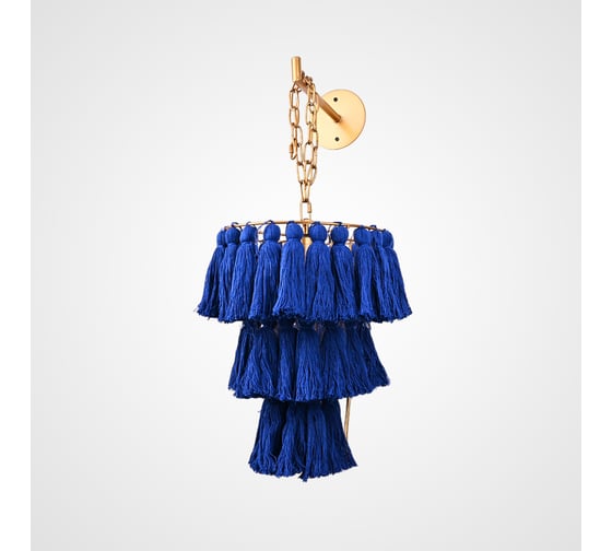 Изображение товара Настенный светильник IMPERIUMLOFT TASSEL WALL Синий 268534-26
