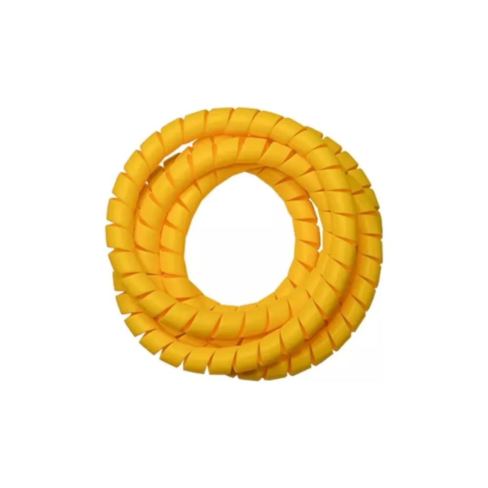 Изображение товара Спиральная пластиковая защита PARLMU SG-82-F12-k-5 полипропилен, размер 82, плоская поверхность, цвет желтый, длина 5 м PR0201600-5