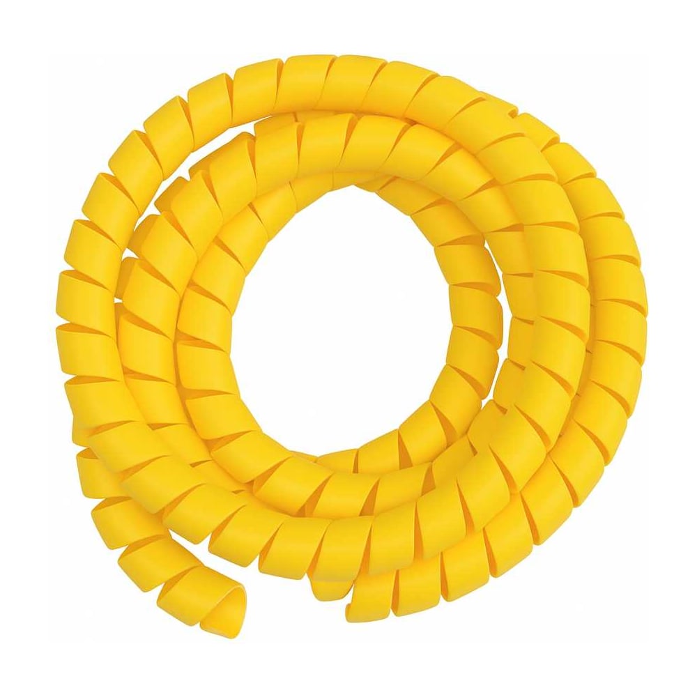 Изображение товара Спиральная пластиковая защита PARLMU SG-32-C12-k10 10м желтая для кабелей и труб