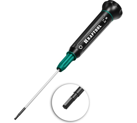Изображение товара Отвертка для точных работ Kraftool Precision HEX1.5, 25685-1.5