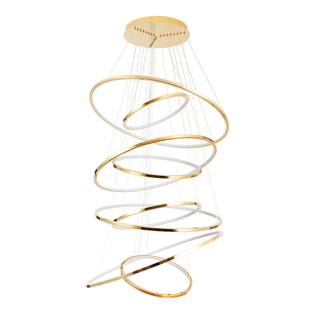 Изображение товара Современная подвесная люстра ARTE Lamp ARKANE A2974SP-225PB 80 см золото