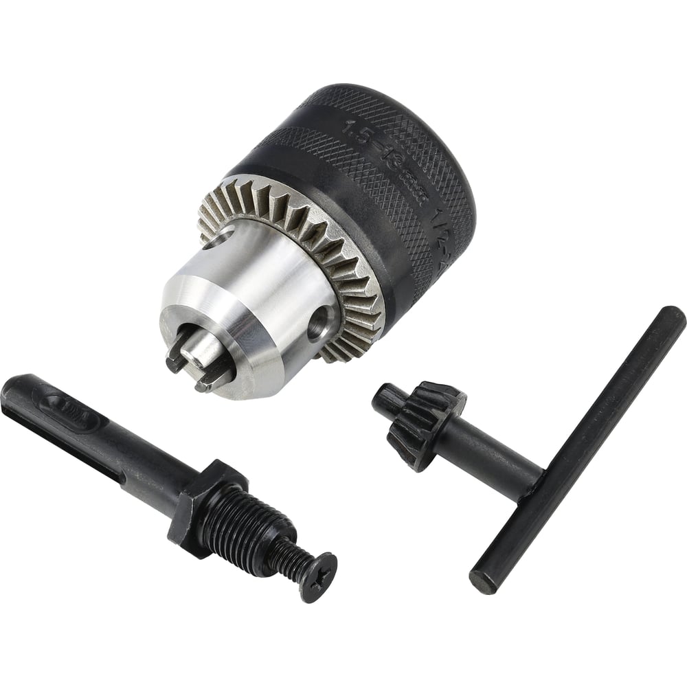 Изображение товара Патрон сверлильный 1.5-13 мм ЗВП с ключом и переходником SDS+ для перфоратора Diamond Industrial DIDPATR2SET