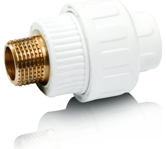 Изображение товара Муфта разборная Blue Ocean полипропиленовая комбинированная НР PPRF/UA-PPRMT(W)-20х1/2"