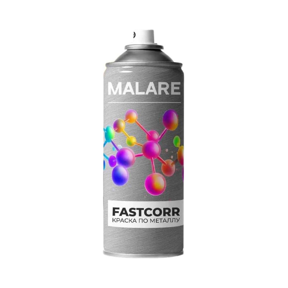 Изображение товара Аэрозольная краска для металла по ржавчине MALARE FastCorr RAL 8012 520 мл