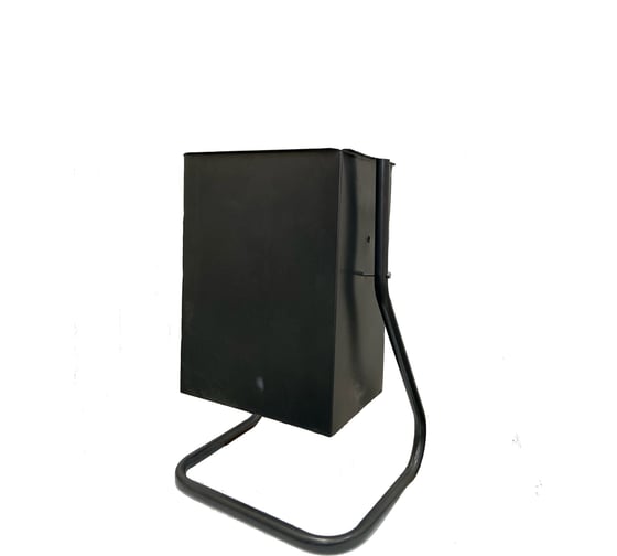 Изображение товара Металлическая урна ООО ПК ХозЦентр поворотная, с подставкой, из круглой трубы (24 литра) №5 СИ-01770