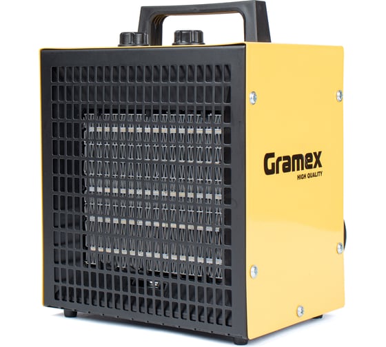 Изображение товара Электрическая тепловая пушка Gramex SHG-GR-3000, керамический нагреватель, мощность 3000 Вт (1/1) 022966