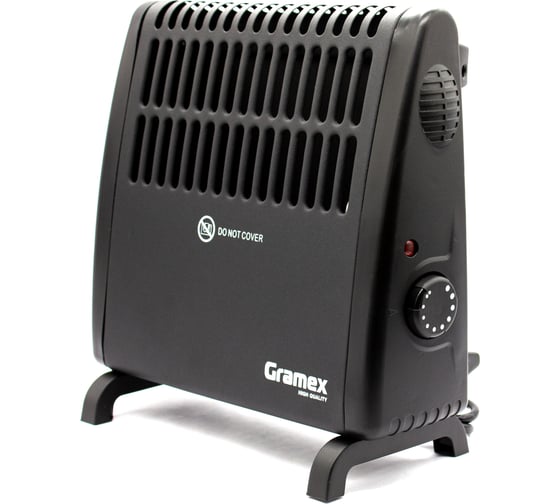 Изображение товара Конвектор электрический Gramex GR-450В нагрев. эл. игольчатый, мощность 450Вт черный 022963