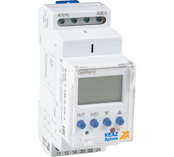 Изображение товара Реле контроля напряжения цифровое КЭАЗ OptiRel D PHS-1-2M-D-PN-2 1Ф 2СО 357848