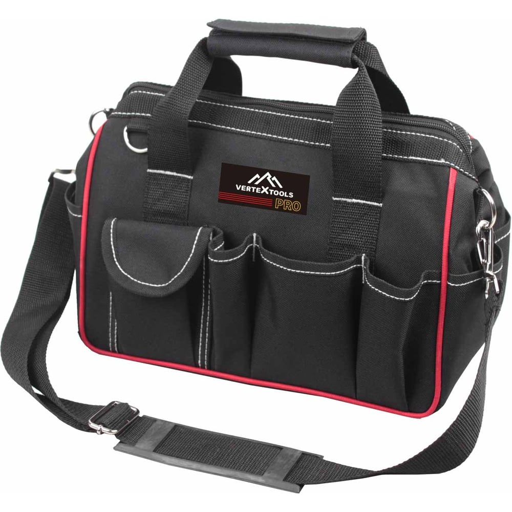 Изображение товара Сумка для инструментов vertextools 30x17x22см с жестким каркасом и множеством карманов