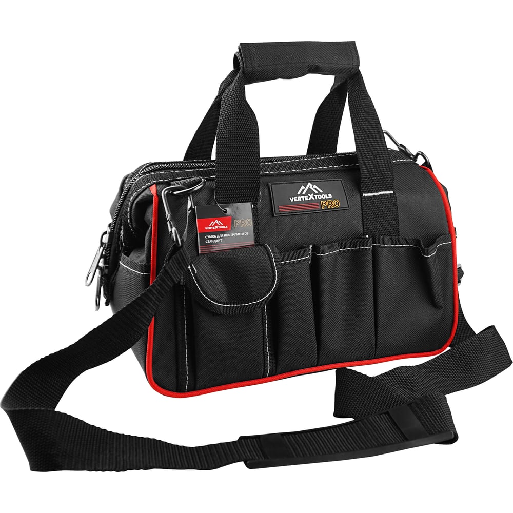 Изображение товара Сумка для инструментов vertextools 30x17x22см с жестким каркасом и множеством карманов