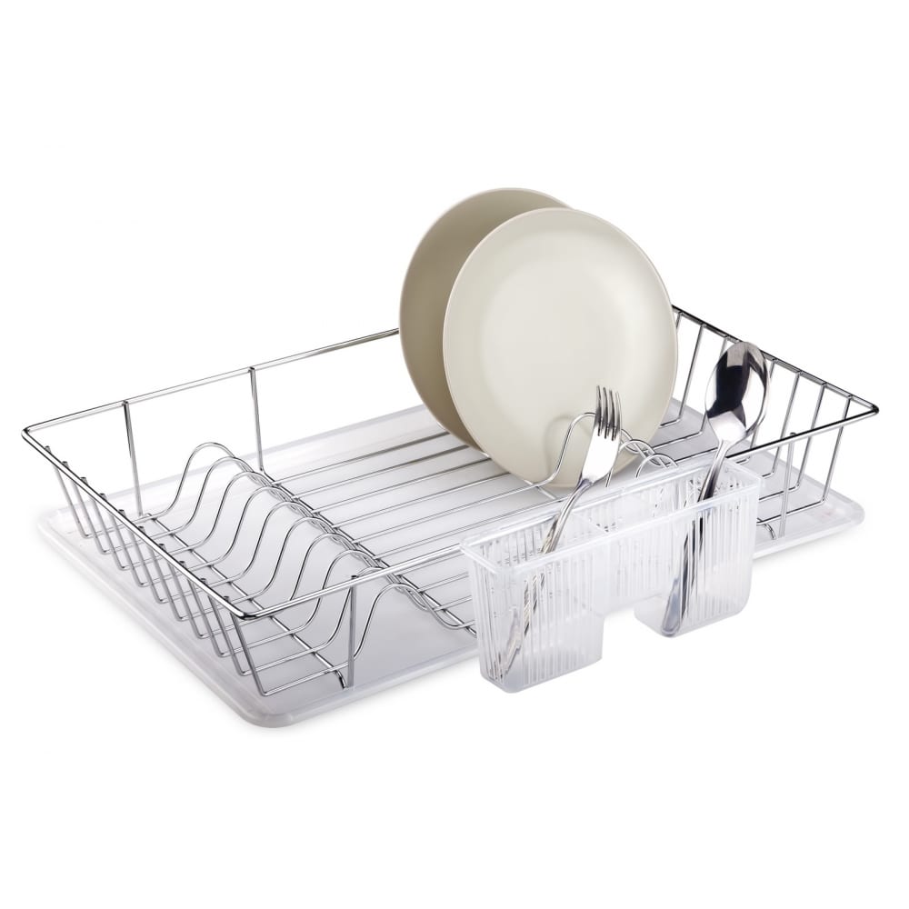 Настольная сушилка для посуды и приборов TEKNO-TEL подставка для столовых приборов dolomite