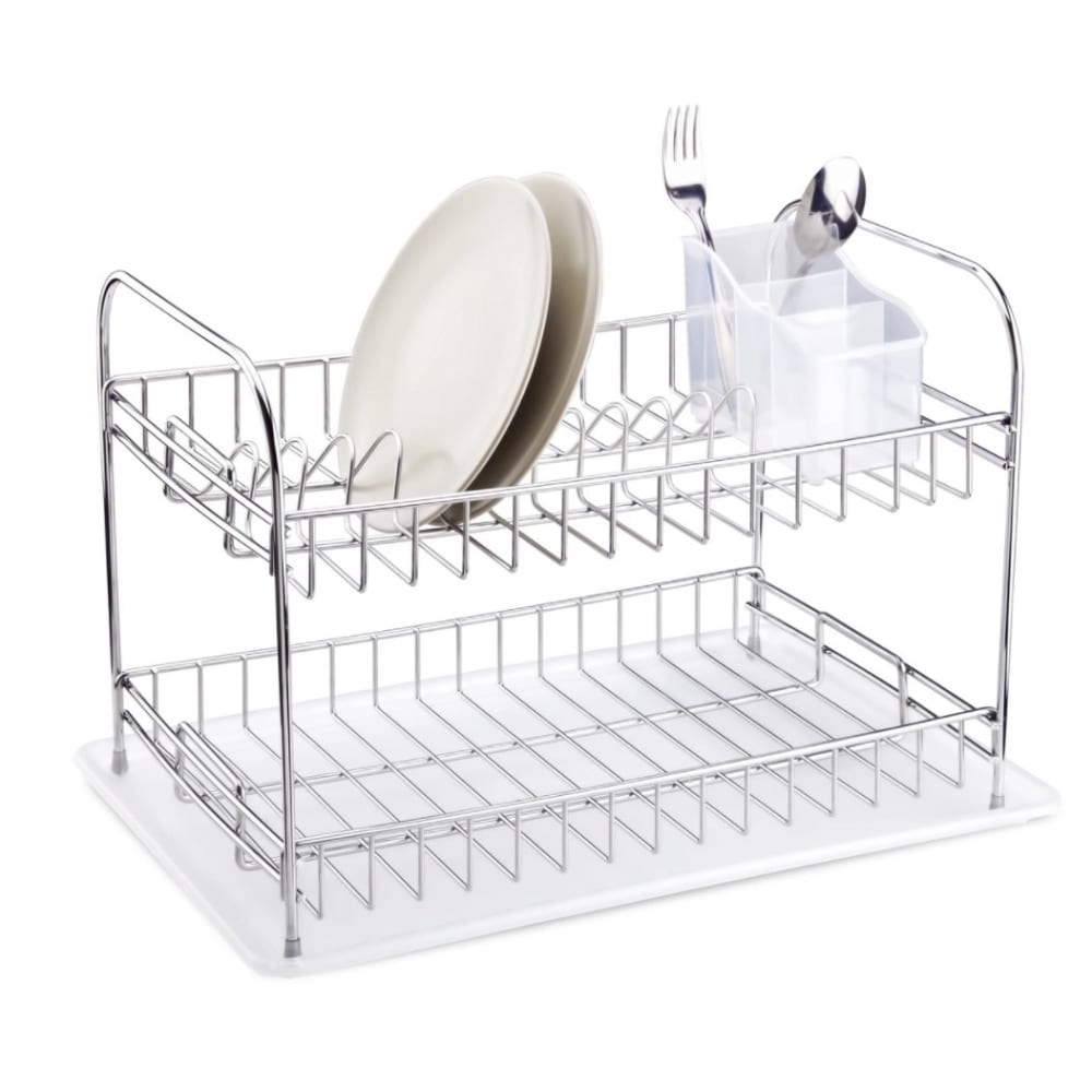 Настольная сушилка для посуды и приборов TEKNO-TEL подвесная сушилка для столовых приборов доляна