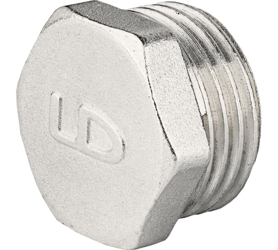 Изображение товара Заглушка LD латунь, Ду25 НР никель .67.505.25 129-8124