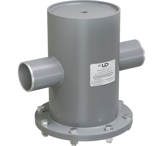 Изображение товара Грязевик LD вертикальный, сталь, Ду40 Ру16 под приварку ГА.Р.П.040.16.2 036-1572