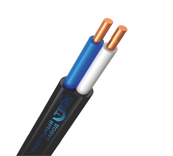 Изображение товара Силовой кабель ВВГ-Пнг(A)-LS ТВЭК 2x1,5 мм2, 1.35 мм, заполненный, 100 метров, ГОСТ К-00-898