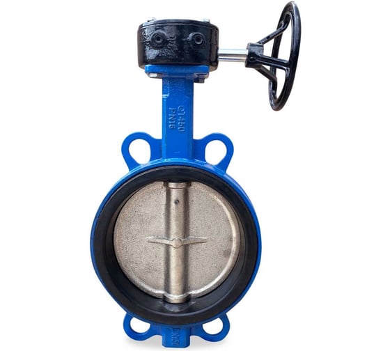 Изображение товара Затвор дисковый поворотный ТЕХСНАБ с редуктором Ду350 Ру16 6011