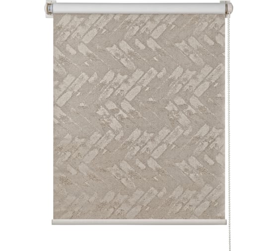Изображение товара Рулонная штора ПраймДекор Blackout Венецианская штукатурка миниролло, антик сандал, 48х170 см 23048113