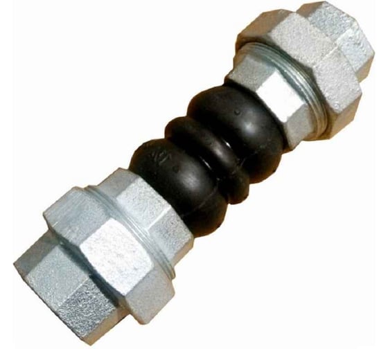 Изображение товара Компенсатор антивибрационный резьбовой ТЕХСНАБ Ду32 Ру10/16 7004