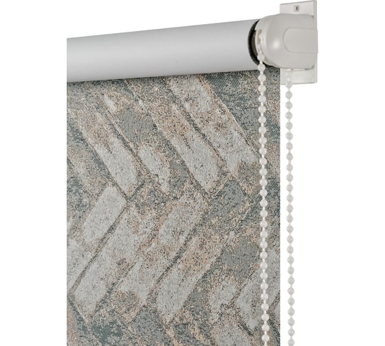 Изображение товара Рулонная штора ПраймДекор Blackout Венецианская штукатурка миниролло, антик малахит, 37х170 см 23037115