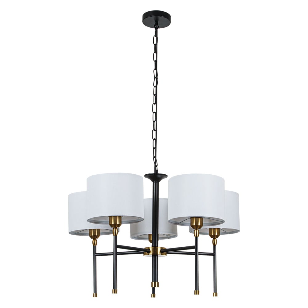 Изображение товара Подвесная люстра ARTE LAMP JAMIE A4090LM-5BK в классическом стиле