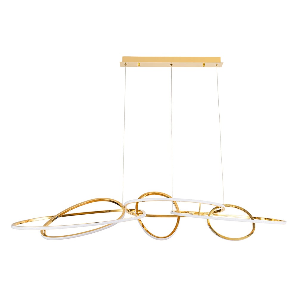 Изображение товара Подвесная люстра ARTE LAMP ORACLE A2964SP-75PB золотая с LED 75Вт