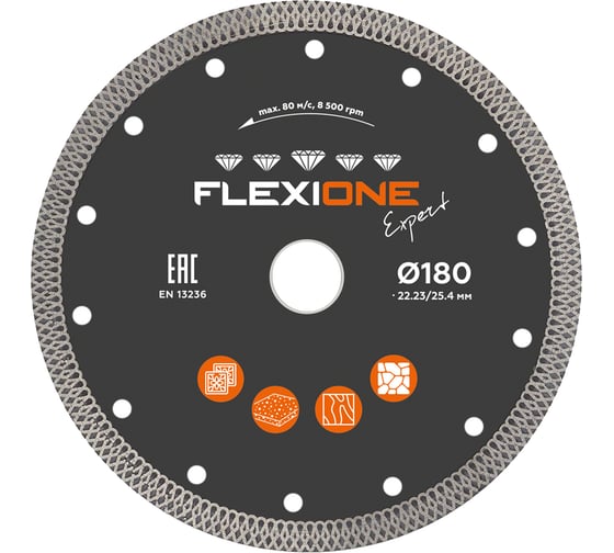 Изображение товара Алмазный диск Flexiоne Expert 180х22.2 мм, керамогранит 50000272