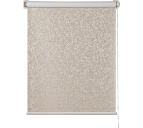 Изображение товара Рулонная штора ПраймДекор Blackout Венецианская штукатурка миниролло, жемчужно-золотистый, 90х170 см 23090108