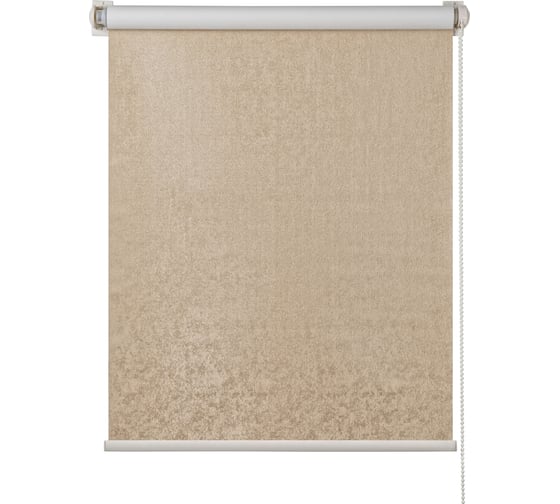 Изображение товара Рулонная штора ПраймДекор Blackout Венецианская штукатурка миниролло, жемчужно-персиковый, 68х170 см 23068107