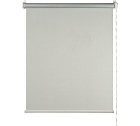 Изображение товара Рулонная штора ПраймДекор Blackout Плайн миниролло, светоотражающий светло-серый, 57х170 см 43057011