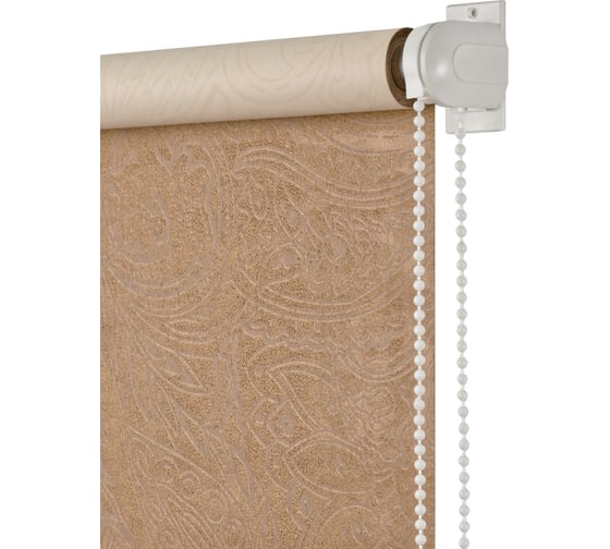 Изображение товара Рулонная штора ПраймДекор Blackout Бута миниролло, замша корица, 83х170 см 23083070