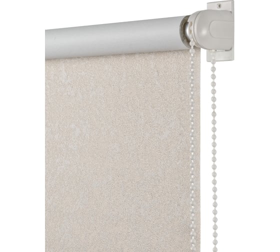 Изображение товара Рулонная штора ПраймДекор Blackout Венецианская штукатурка миниролло, жемчужно-золотистый, 68х170 см 23068108