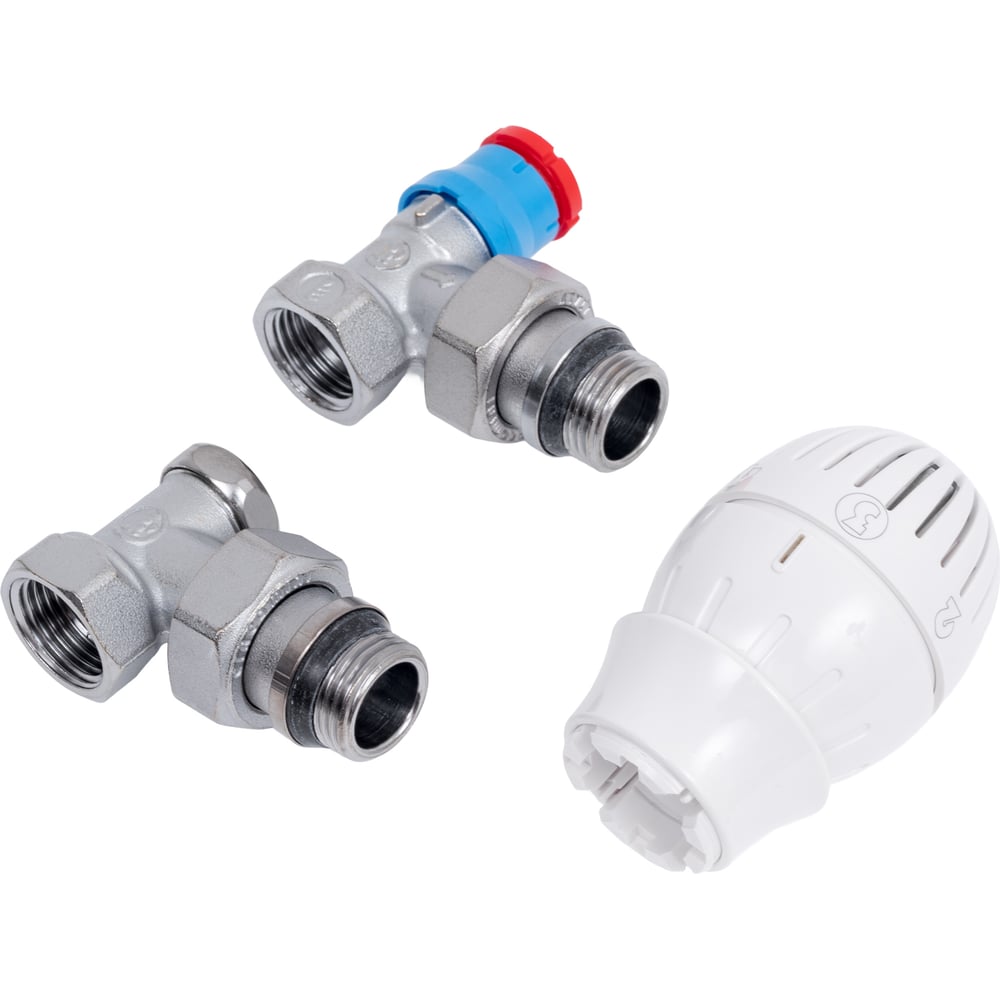 Изображение товара Комплект термостатический бок/п Giacomini Ду15 Ру10, угловой R16TG+R470, двухтр R470FX033 022-3751