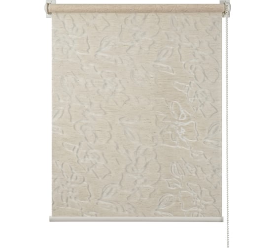 Изображение товара Рулонная штора ПраймДекор Королек миниролло, лен, 90х170 см 23090071