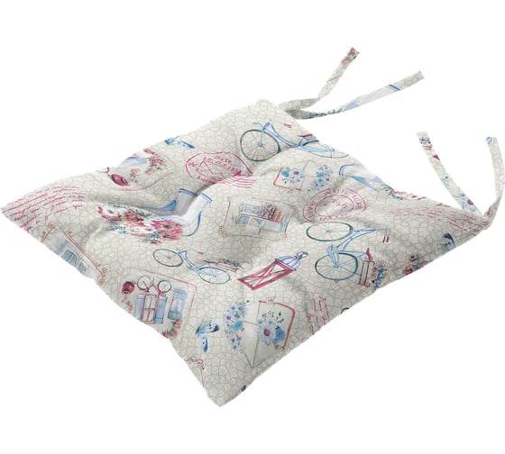 Изображение товара Подушка для стула Самойловский Текстиль С Тафтингом 40/40 история открыток, компаньон 926797