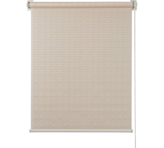 Изображение товара Рулонная штора ПраймДекор Кантри миниролло, таволга, 90х170 см 22090066