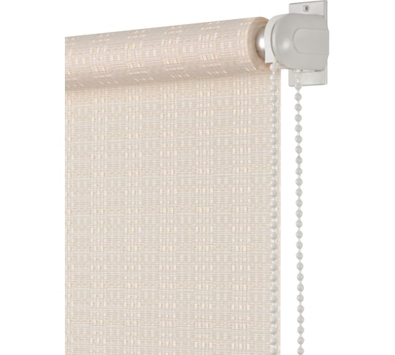 Изображение товара Рулонная штора ПраймДекор Кантри миниролло, таволга, 83х170 см 22083066