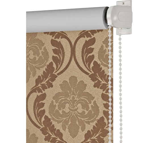 Изображение товара Рулонная штора ПраймДекор Blackout Дамаск миниролло, фисташковый, 52х170 см 23052041