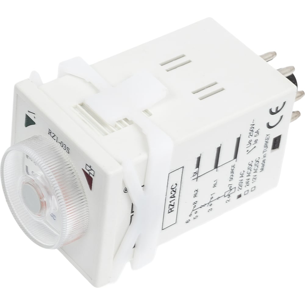 Изображение товара Реле времени Emas 0,3-3 сек 220В AC-DC RZ1A2C03S-5 для автоматизации